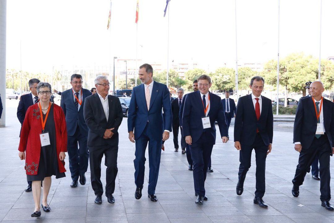 El Rey Felipe VI inaugura el Congreso Internacional de Matemática Industrial Aplicada en València 
 