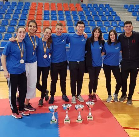 Los medallistas en el reciente Campeonato de Castilla y León.