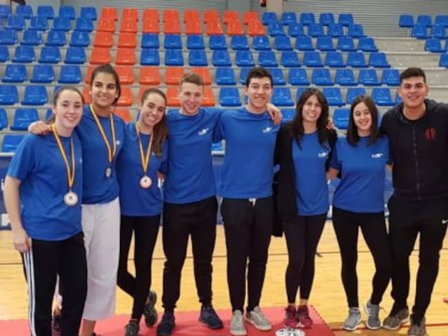 Los medallistas en el reciente Campeonato de Castilla y León.