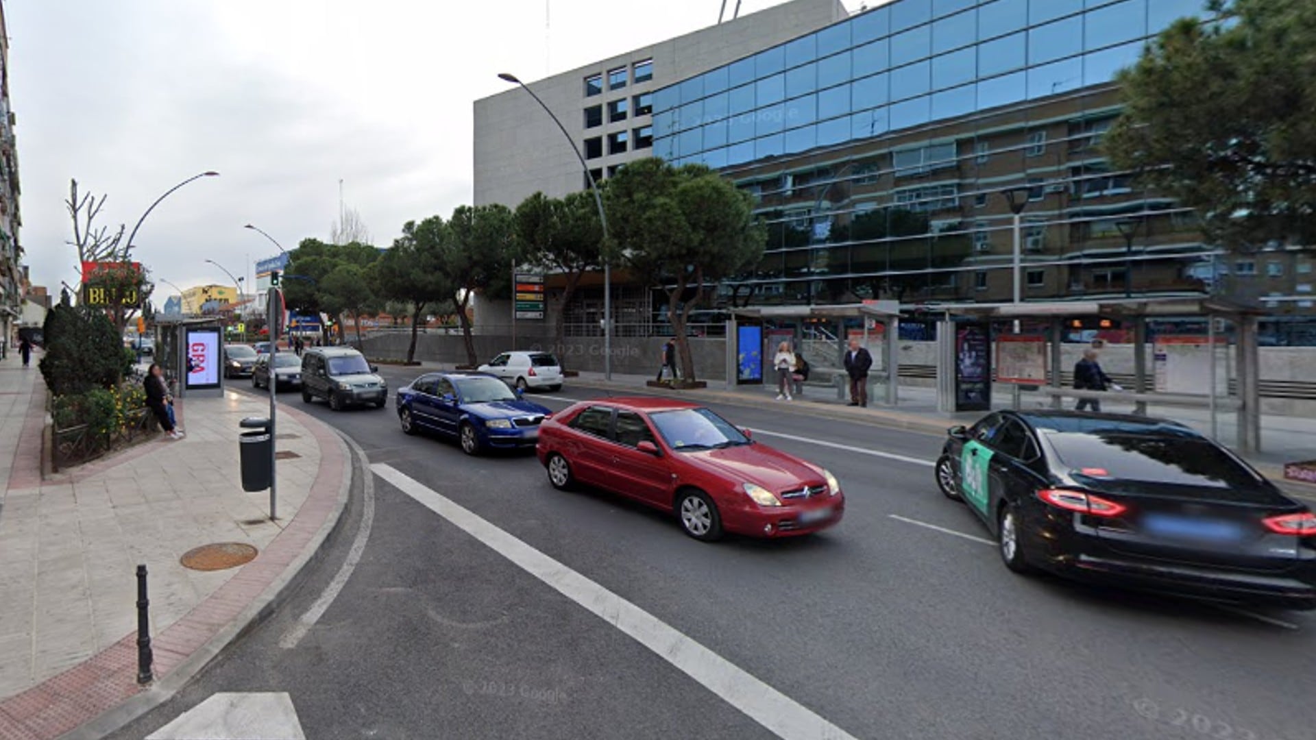 La calle Luis Sauquillo de Fuenlabrada, dentro de su ZBE