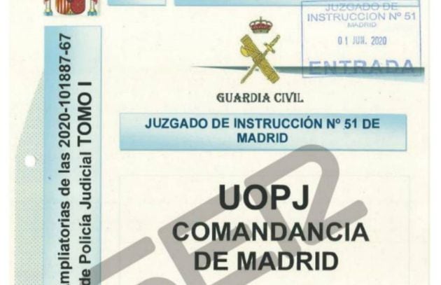 Consulta el segundo informe íntegro enviado por la Guardia Civil.