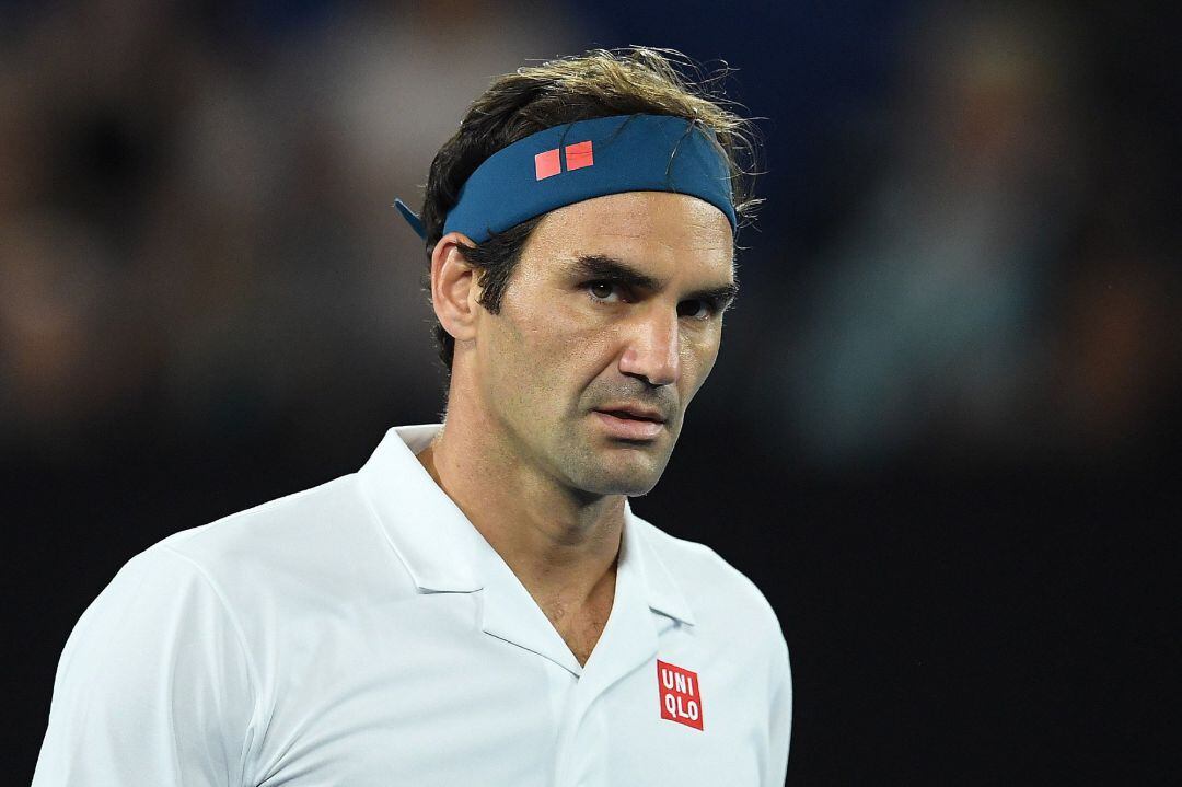 Roger Federer de Suiza en acción ante Taylor Fritz de los Estados Unidos durante la tercera ronda del Abierto de Australia 2019.