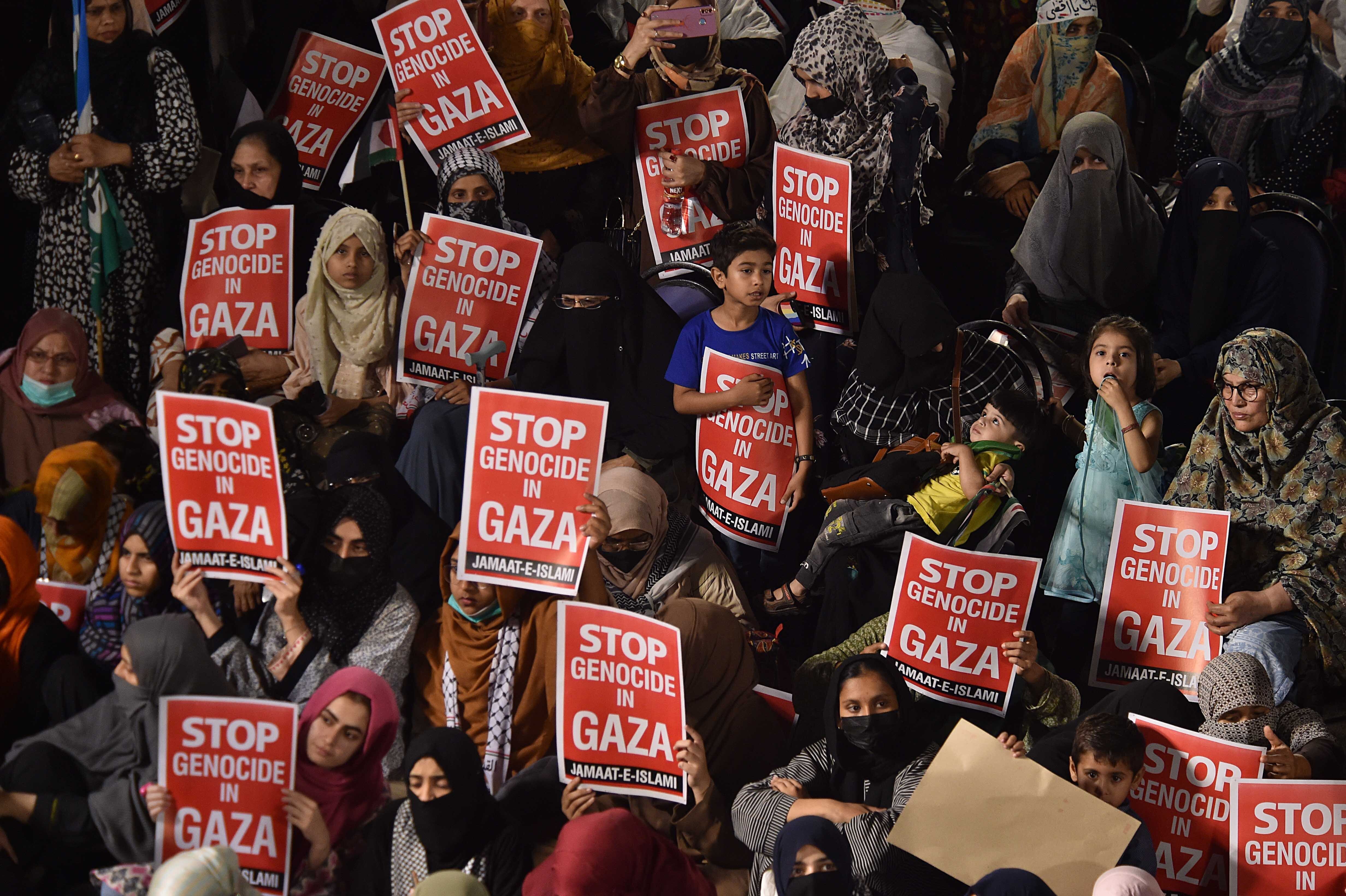 Manifestaciones contra el genocidio en Gaza en Tel Aviv