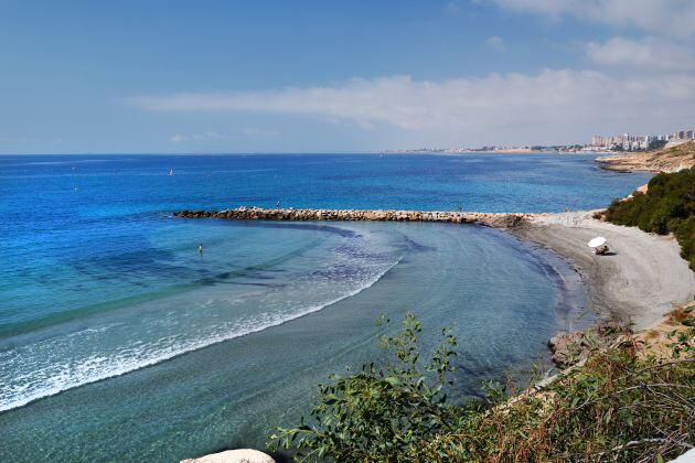 Playa de Cabo Roig, en Orihuela