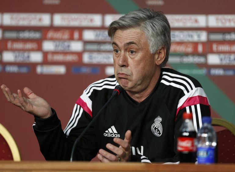 Carlo Ancelotti, en rueda de prensa