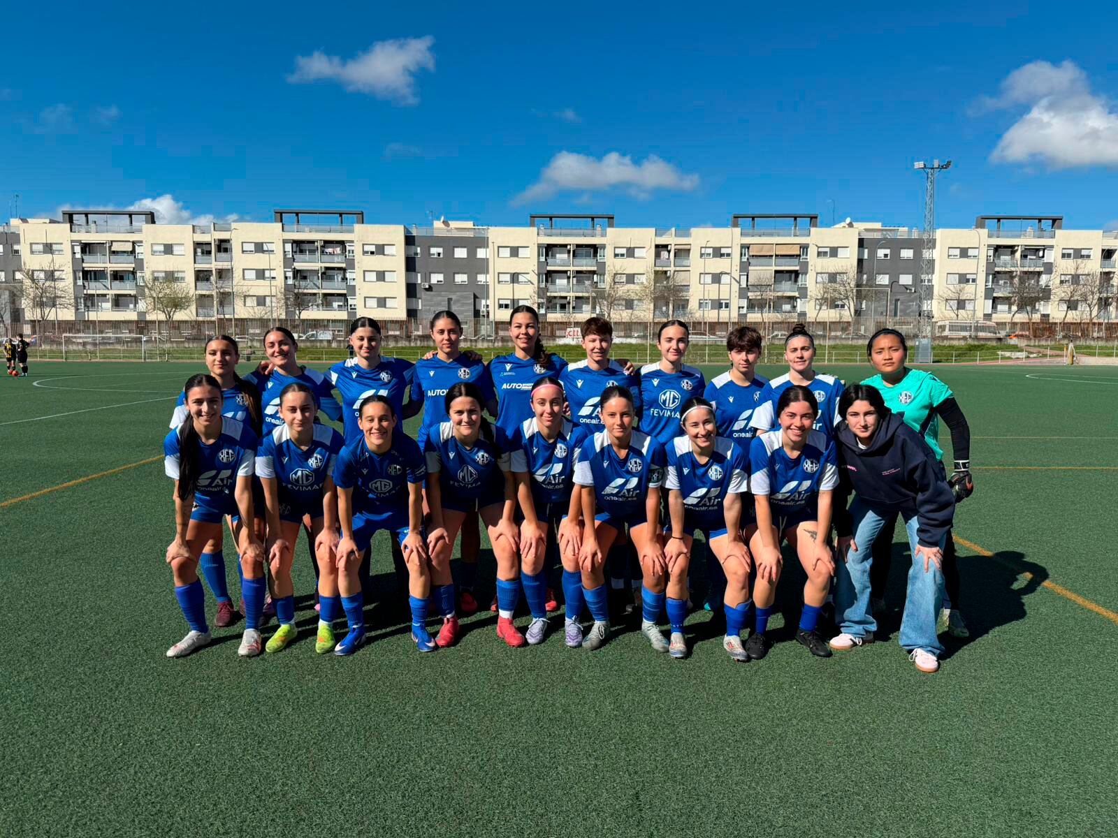 Equipo del Xerez Féminas en La Granja