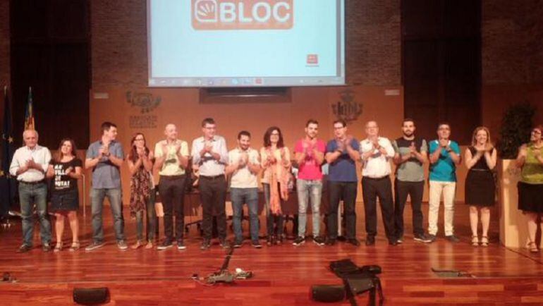 Consell Nacional del Bloc, formación que integra la coalición Compromís