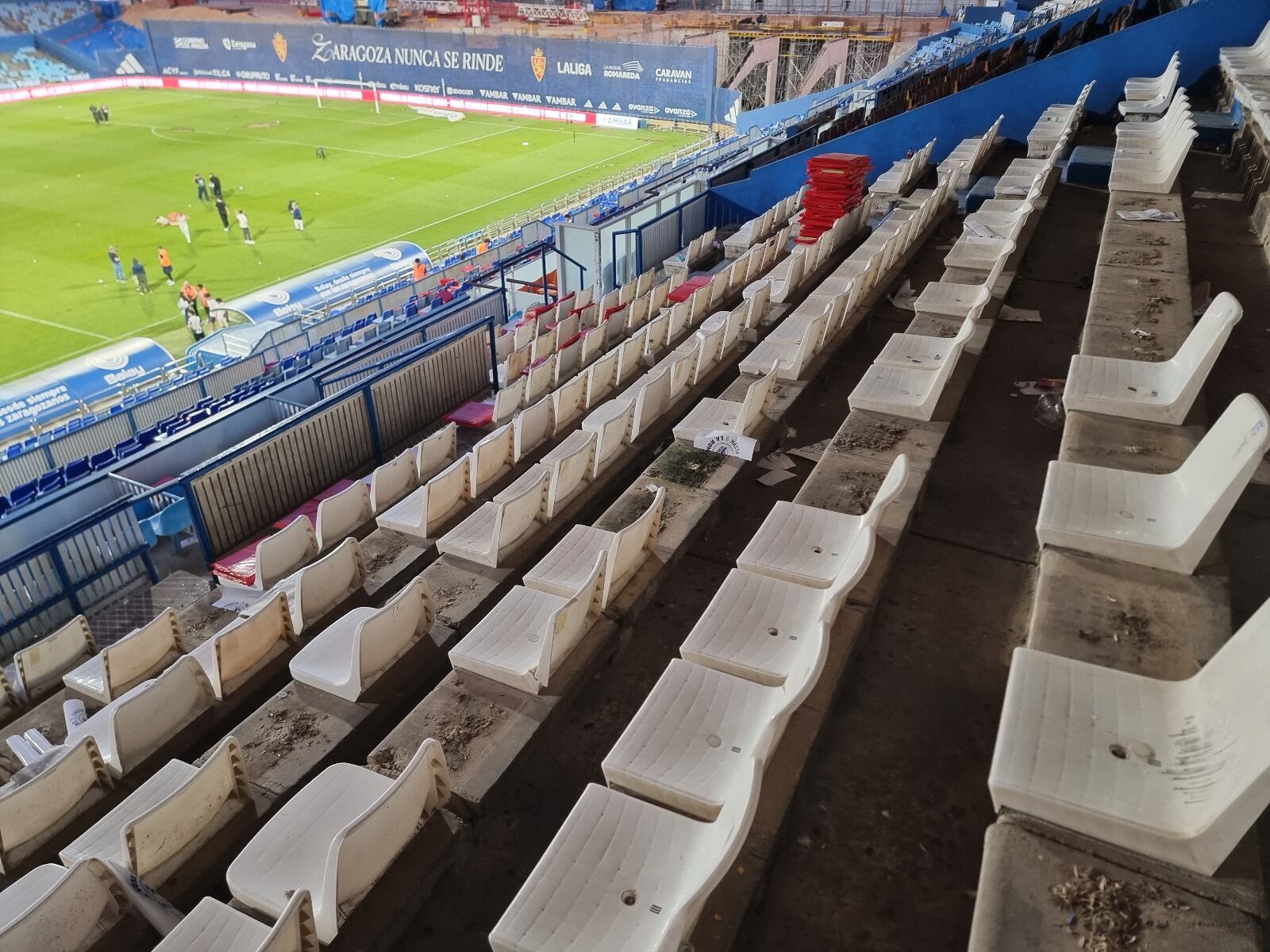 Imagen de archivo del viejo estadio de La Romareda