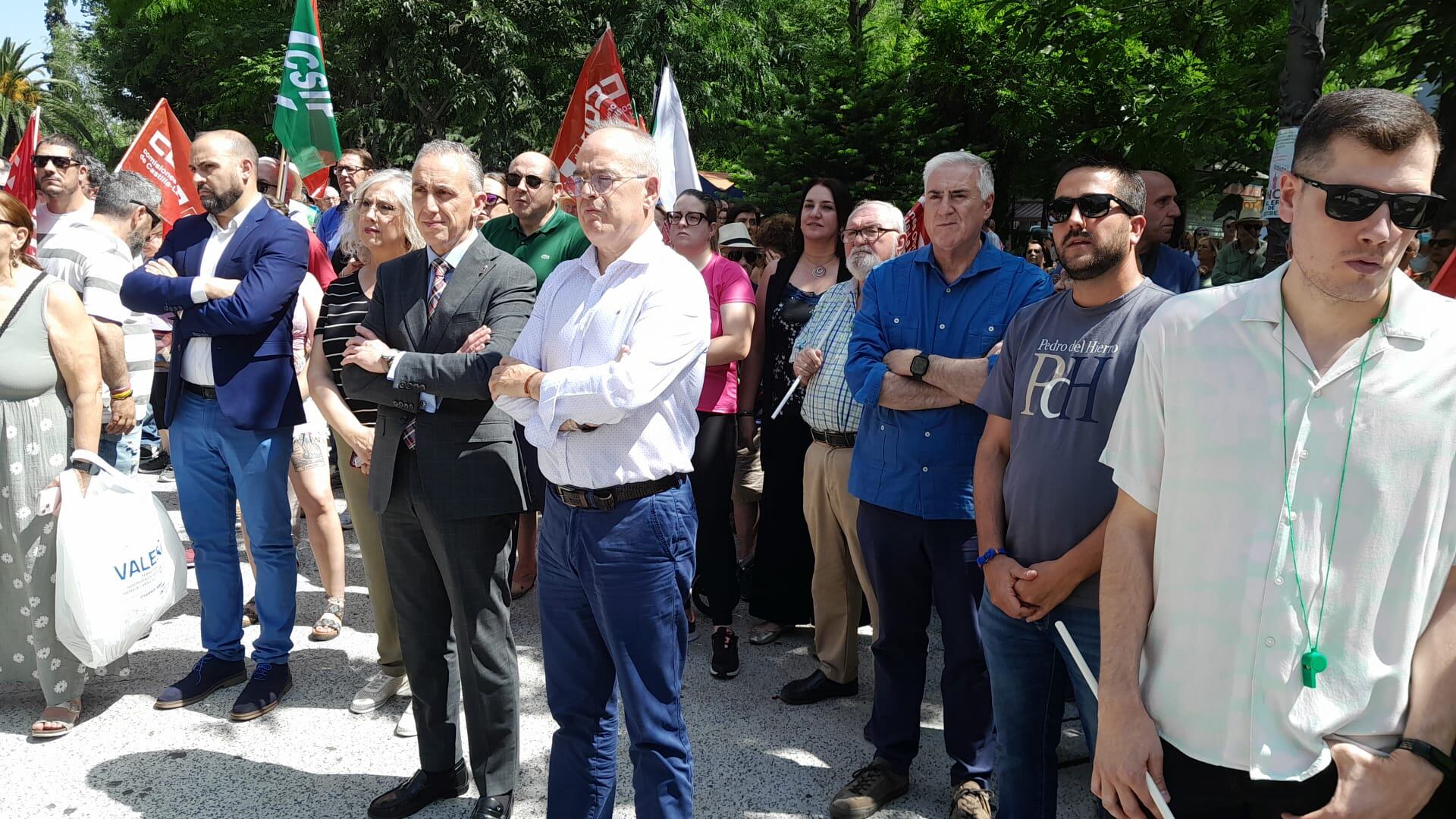 Alcaldes de la comarca de Puertollano contra ERE en Fertiberia