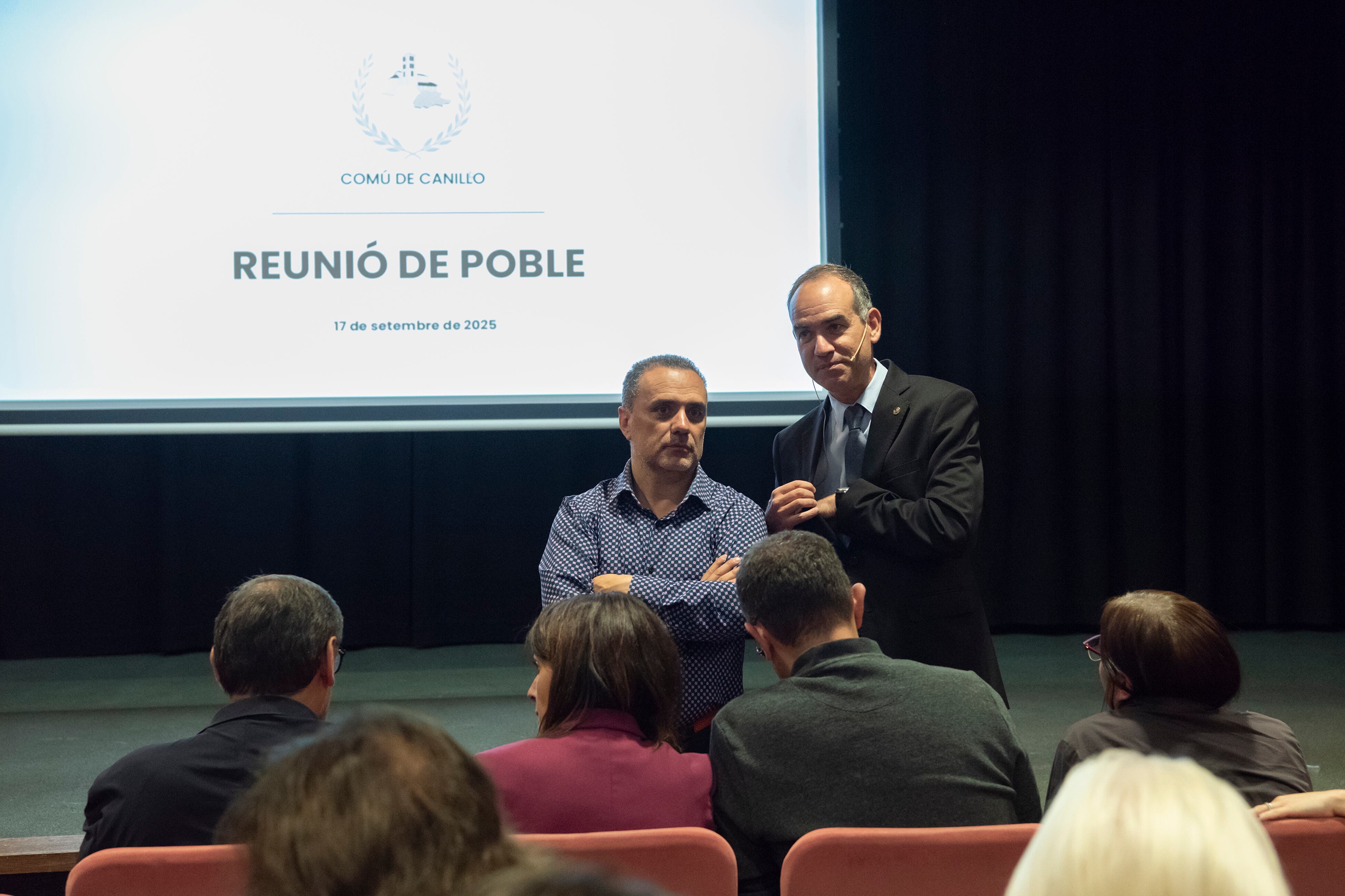 Els cònsols de Canillo durant les reunions de poble dels passats dies