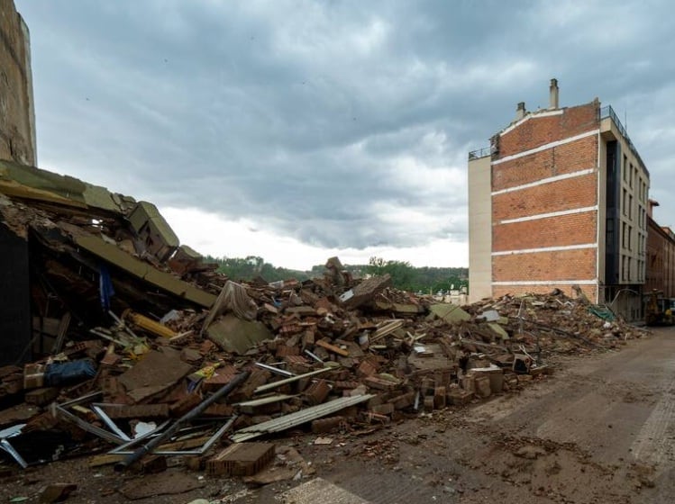 Restos del edificio de San Francisco, 21 - Antonio Garcia (EFE)