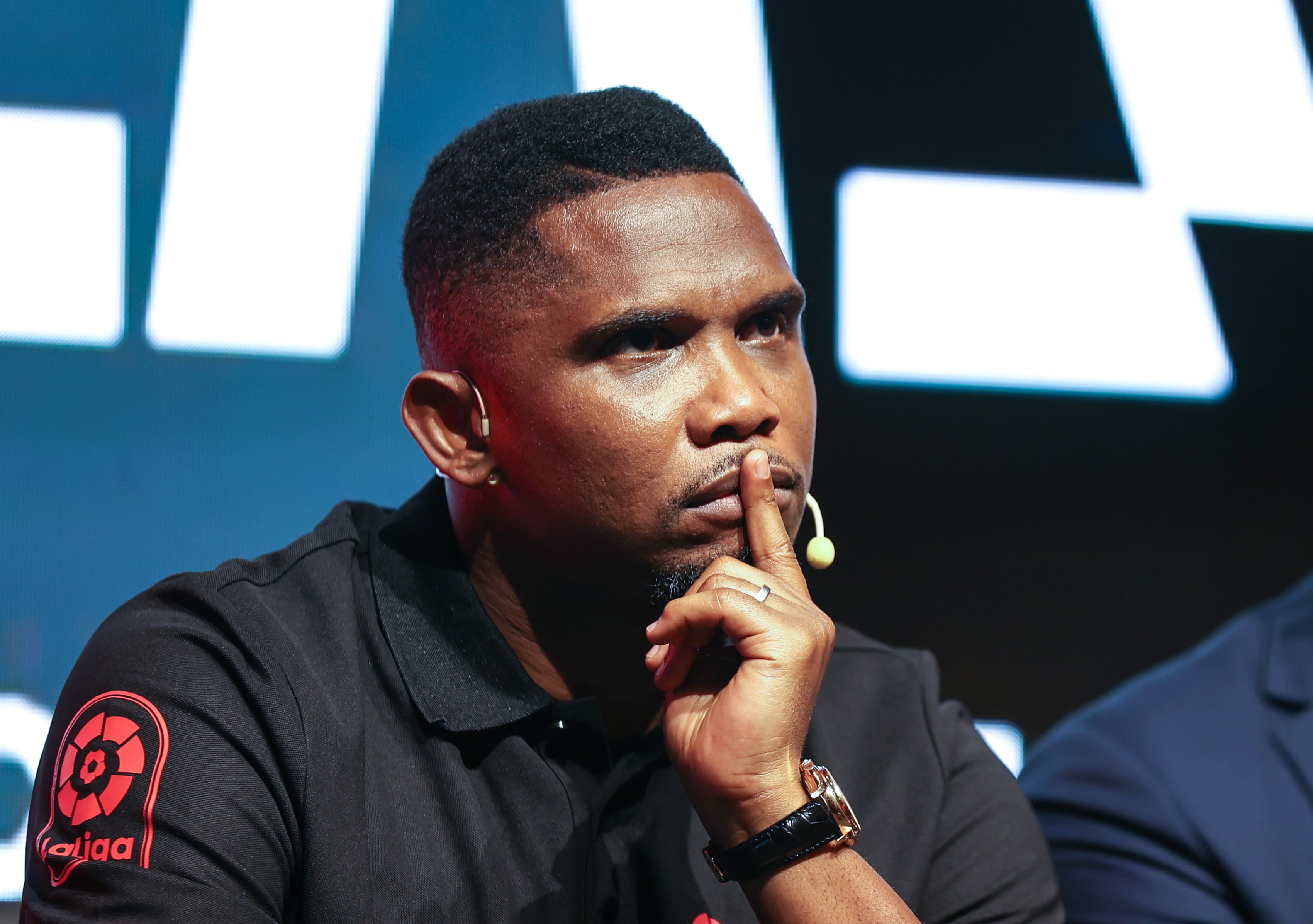 Eto'o, en 2021, en un acto de LaLiga
