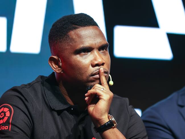 Eto'o, en 2021, en un acto de LaLiga