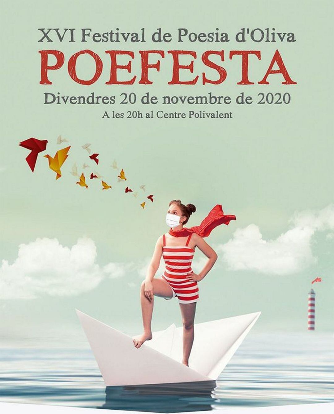 Cartel de la Poefesta d&#039;Oliva de 2020 