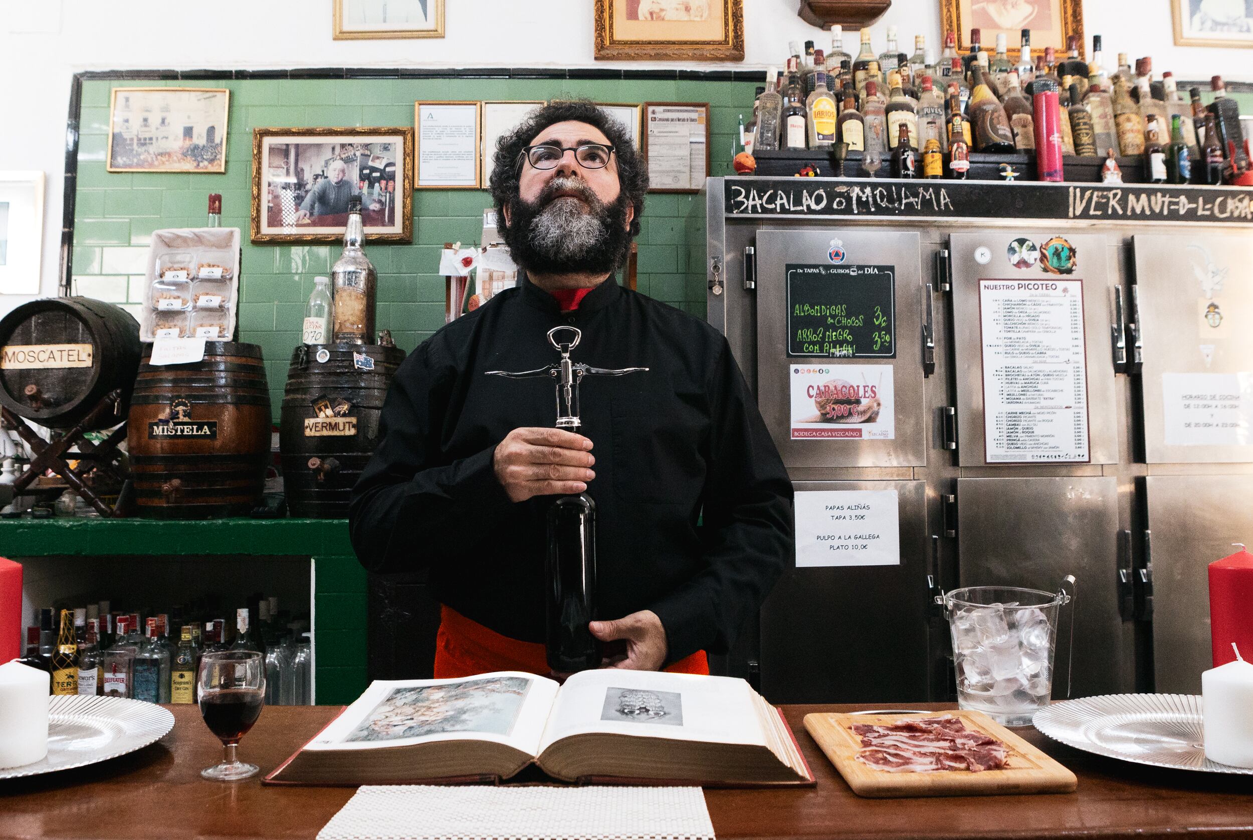 Chipi, de La Canalla promocionando su espectáculo &quot;El Bar nuestro de cada día&quot;