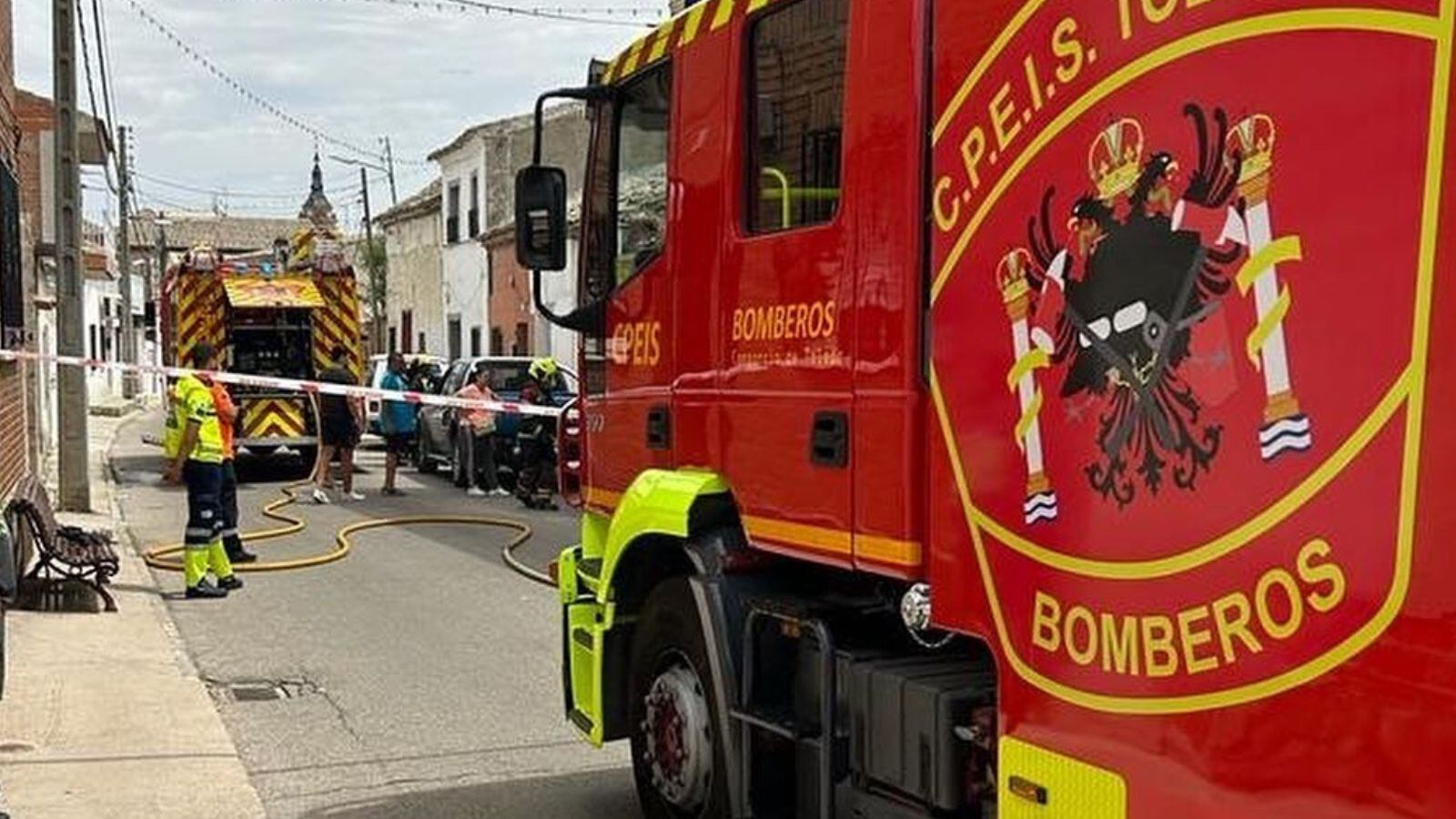 Imagen de archivo de un camión de bomberos del Consorcio de la provincia de Toledo