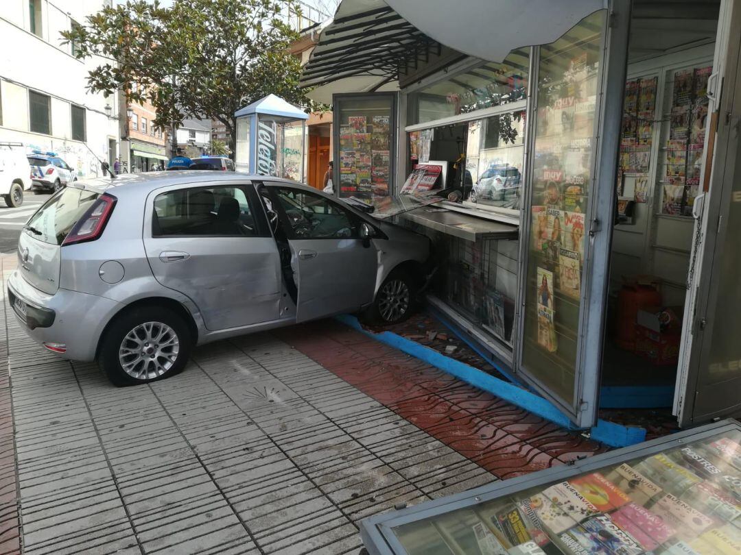 Un anciano, que iba de acompañante, resultó herido