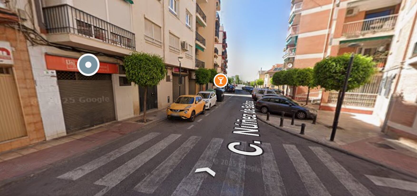 Un hombre ha sido atropellado en la calle Núñez de Balboa de Jaén.