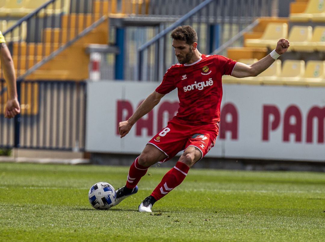 Fausto Tienza esta temporada con el Nástic