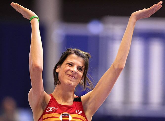 Ruth Beitia finaliza séptima la final de salto de altura