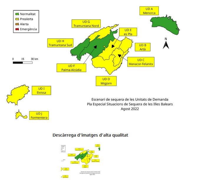 Las Pitiusas están en situación de prealerta por sequía