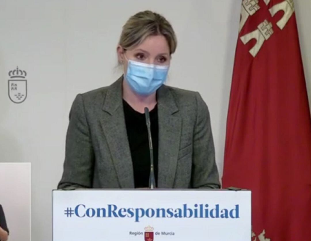 Ana Martínez Vidal, consejera portavoz del Gobierno de la Región de Murcia