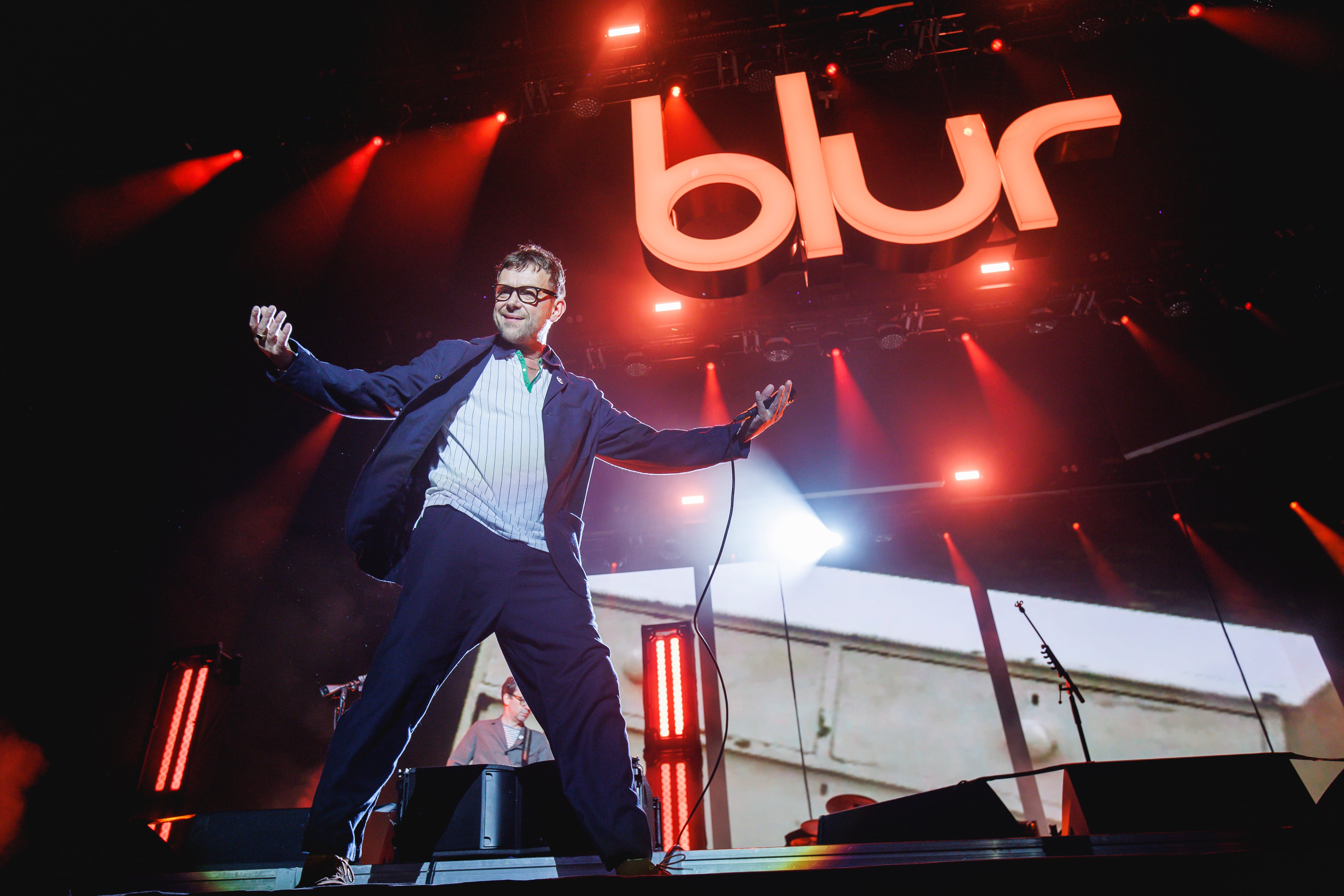 El cantante de Blur, Damon Albarn, en el concierto del Primavera Sound celebrado la semana pasada en Barcelona 2023.