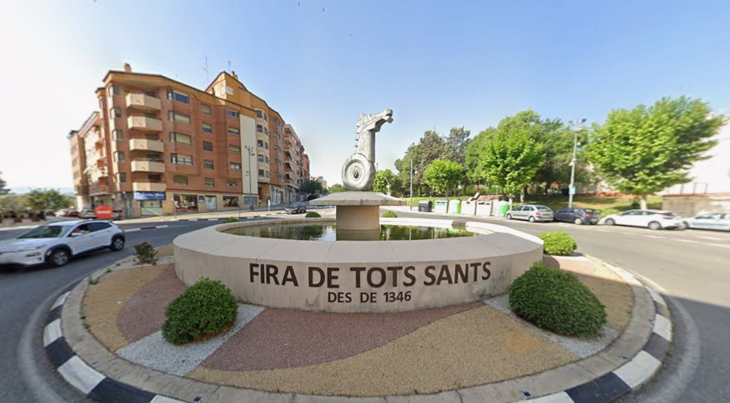 La presentación de la Fira de Tots Sants de 2025 tendrá lugar este 3 de octubre, frente a la rotonda que representa este certamen.