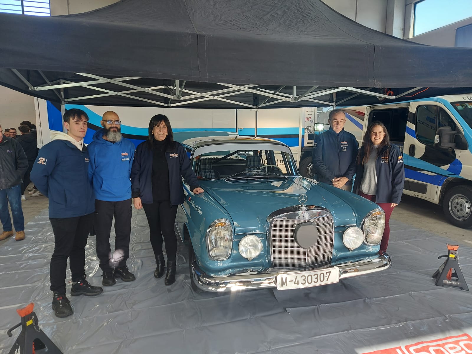 Equipo de Clásicos Redan Competición que acudirá al Rally Montecarlo Histórico