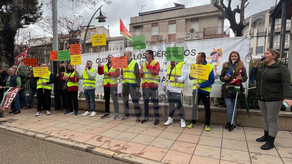 Momento de la concentración del pasado 30 de marzo