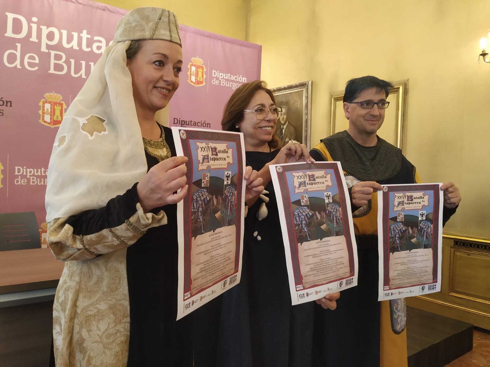 Presentación de la 27ª edición de la Batalla de Atapuerca en la Diputación de Burgos.