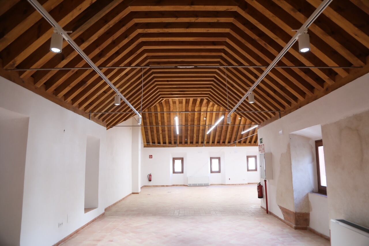 Sala restaurada en el antiguo convento de San Andrés de Málaga