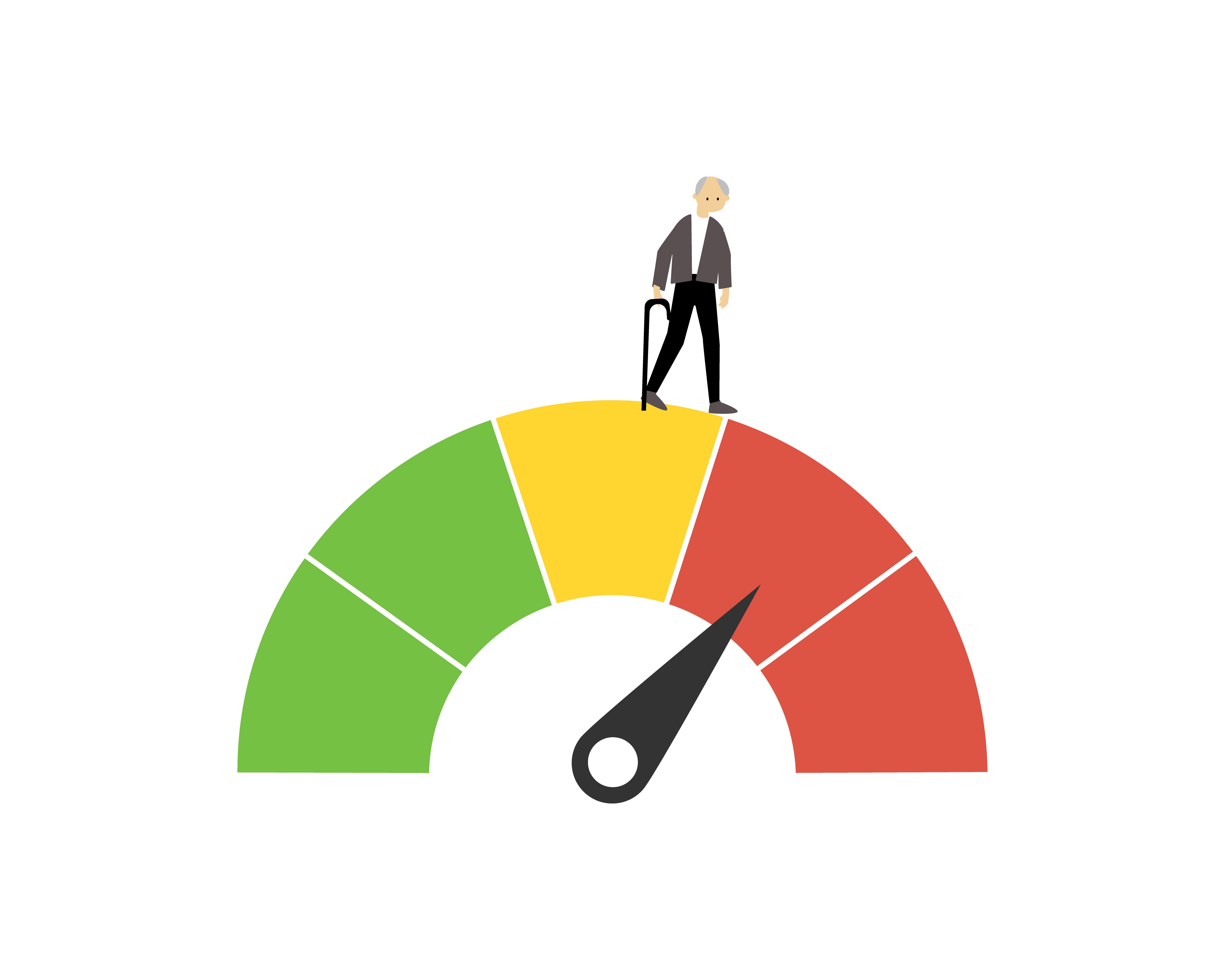 Ilustración sobre la esperanza de vida