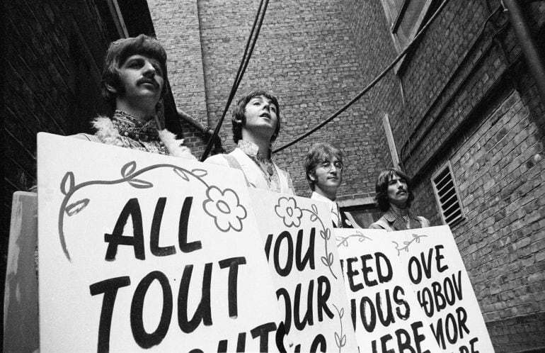 La banda de Liverpool durante la promoción del álbum en 1967