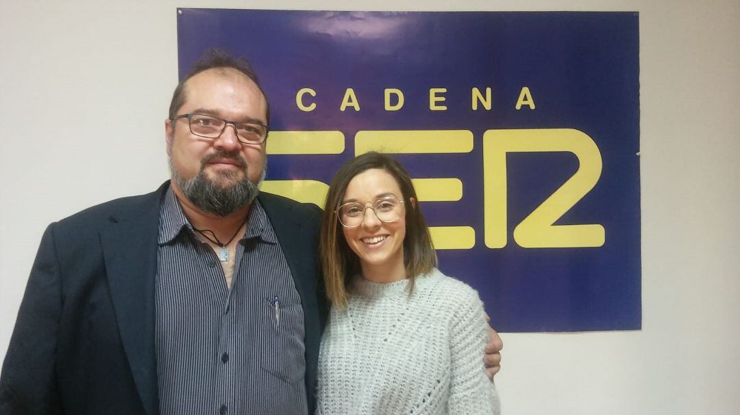 Jesús Ángel Toledo y Casandra Castiblanque miembros de Ciudadanos Motilla. 