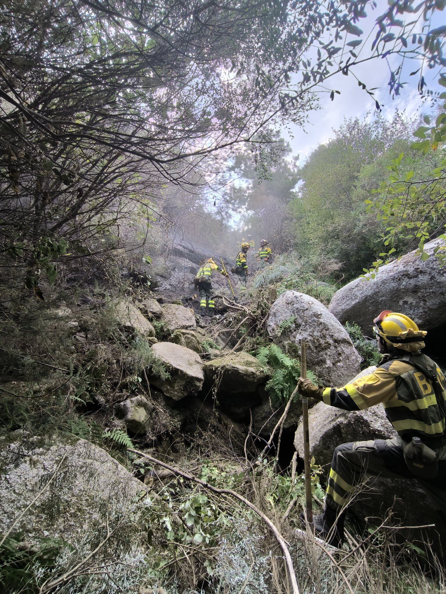 Incendio Valle del Tiétar (Ávila)./BRIF Lubia