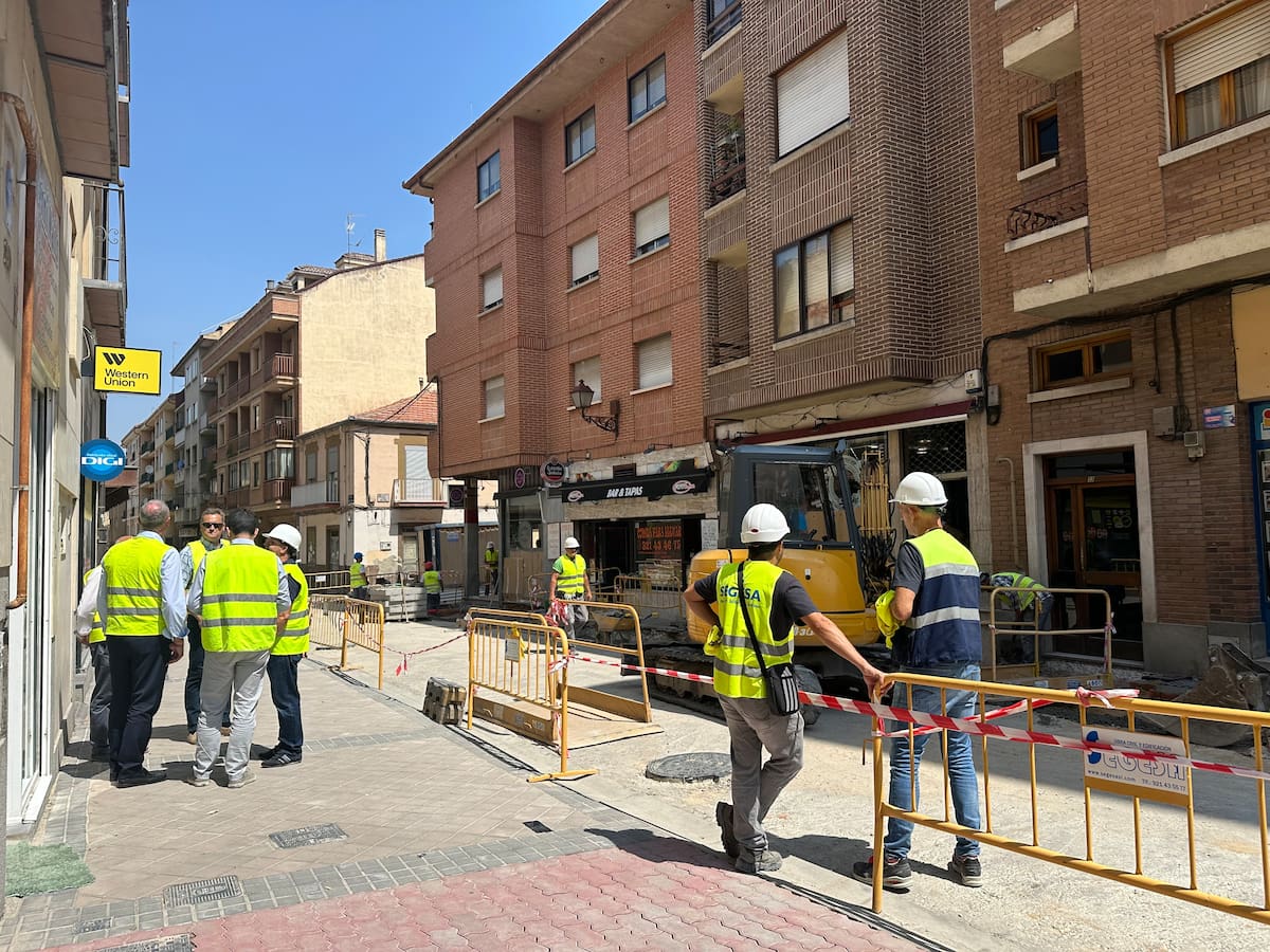 Las obras en la calle Blanca de Silos finalizarán el 31 de Agosto