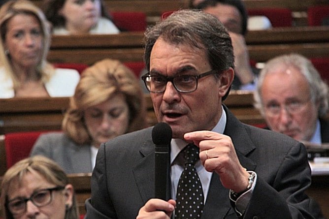 El president de la Generalitat, Artur Mas