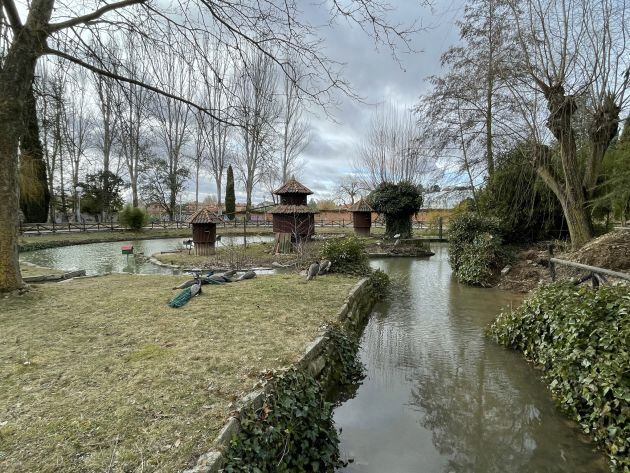 El Parque Javier Cortes de Saldaña sufrió grandes daños durante las riadas de 2019