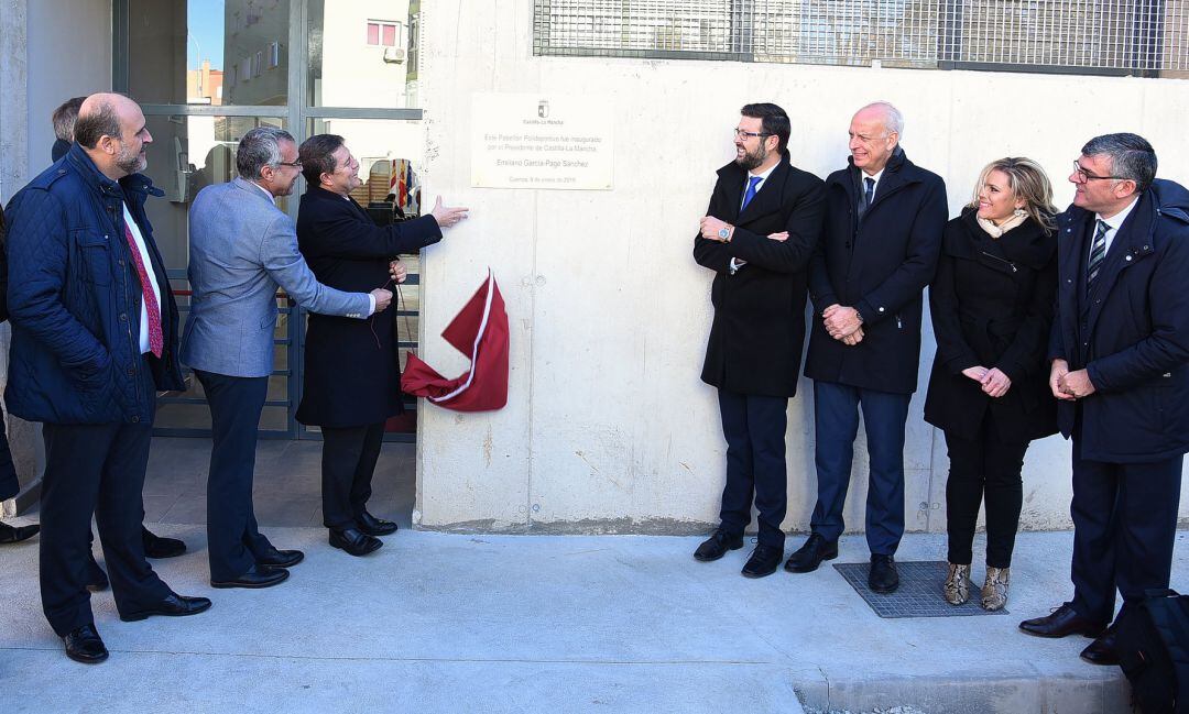 Inauguración del pabellón deportivo del &quot;Pedro Mercedes&quot;