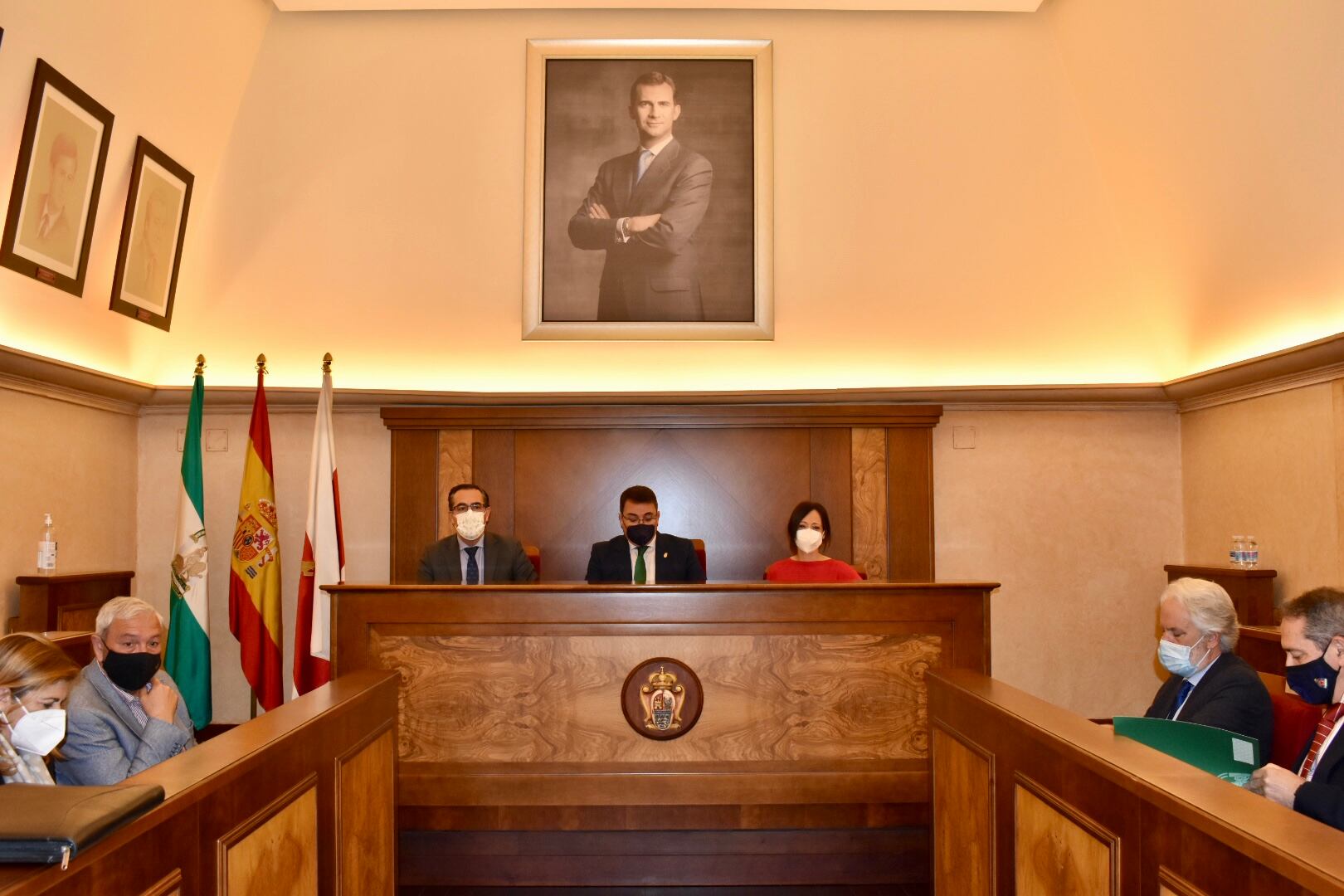 Reunión del Plan del Cerro, en la que han participado representantes de las distintas administraciones, instituciones y colectivos implicados en la organización de la Romería de la Virgen de la Cabeza.