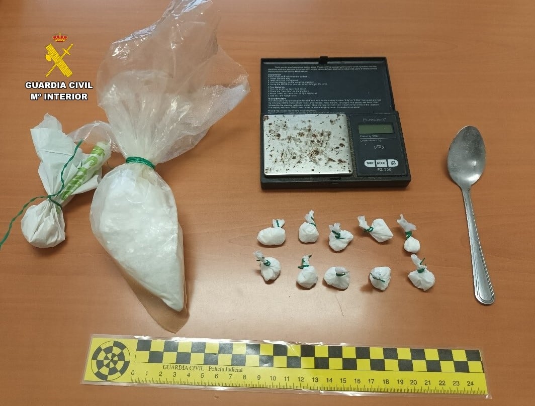 Material incautado. Foto: Guardia Civil