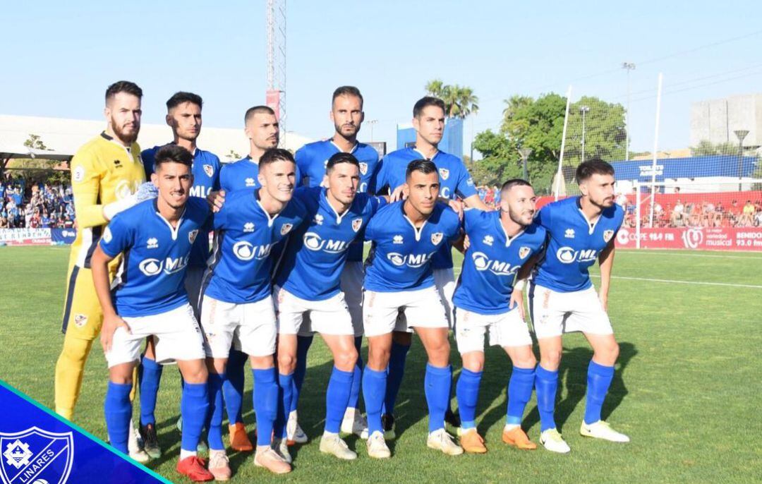 Once inicial del Linares Deportivo frente a La Nucía.