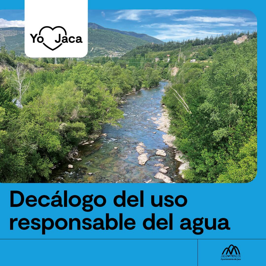 Decálogo difundido por el Ayuntamiento de Jaca