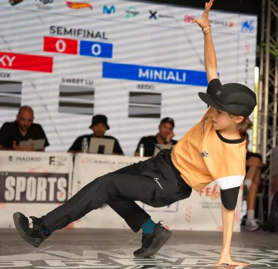 La ourensana Mini Ali, Campeona de España de Breaking en su categoría