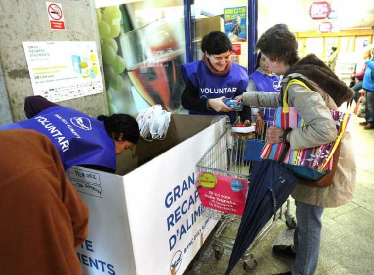 Imagen de archivo de recogida del Banco de Alimentos