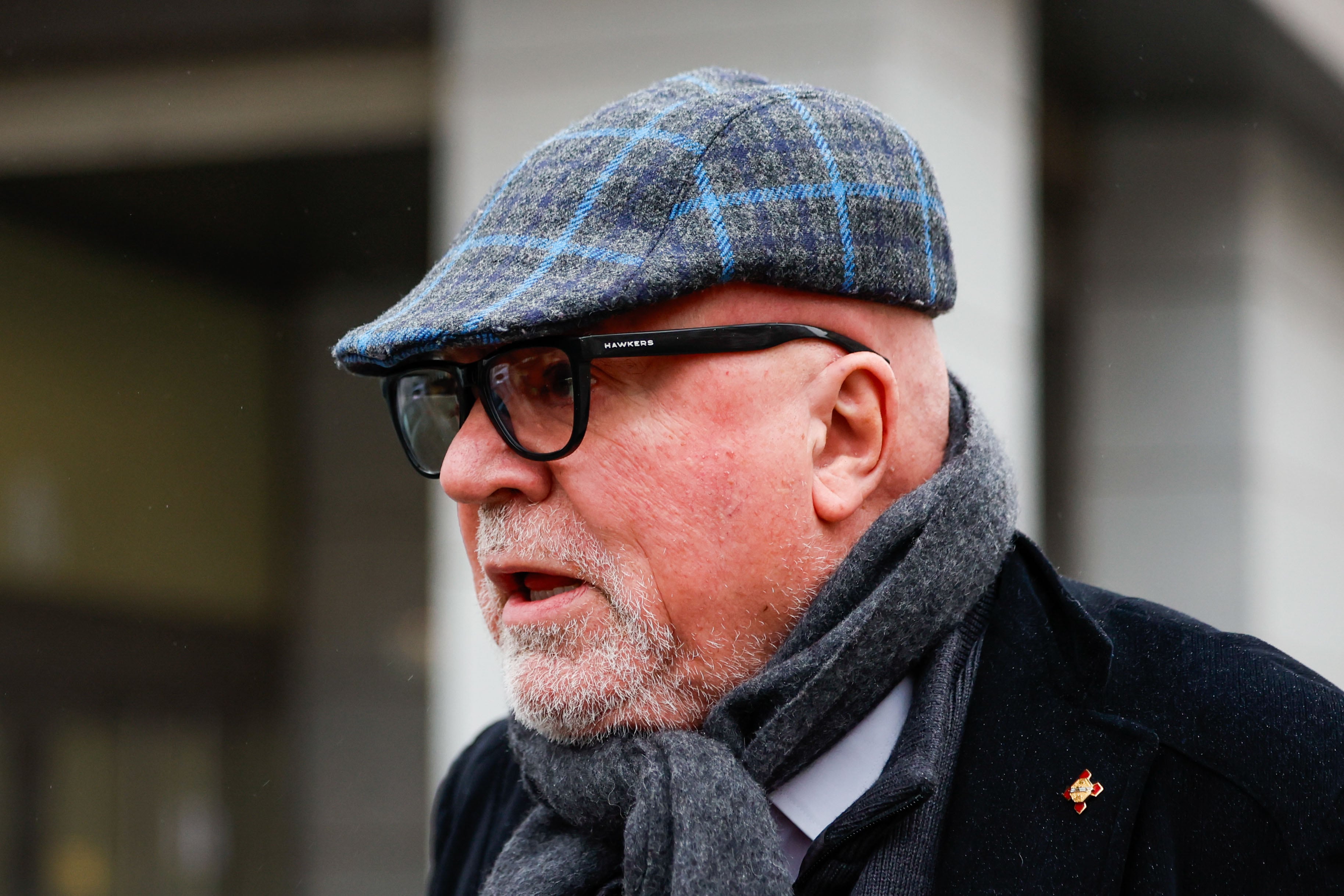 El excomisario José Manuel Villarejo a su llegada a la Audiencia Nacional