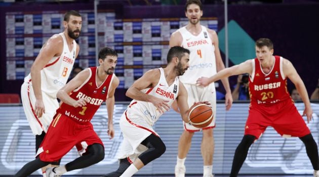 Juan Carlos Navarro, durante su último partido con la Selección