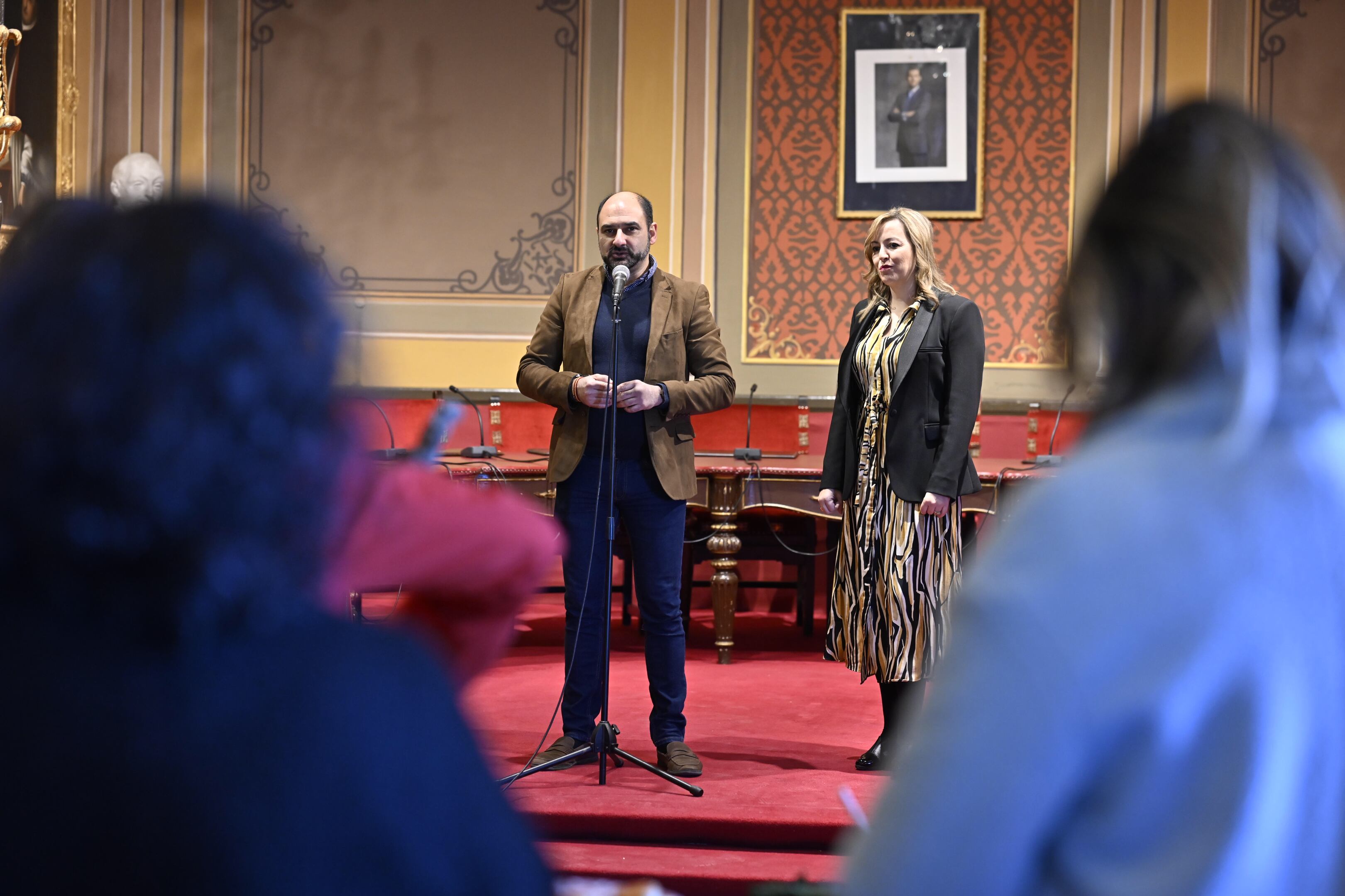 Momento de la clausura de Barbitania en Barbastro