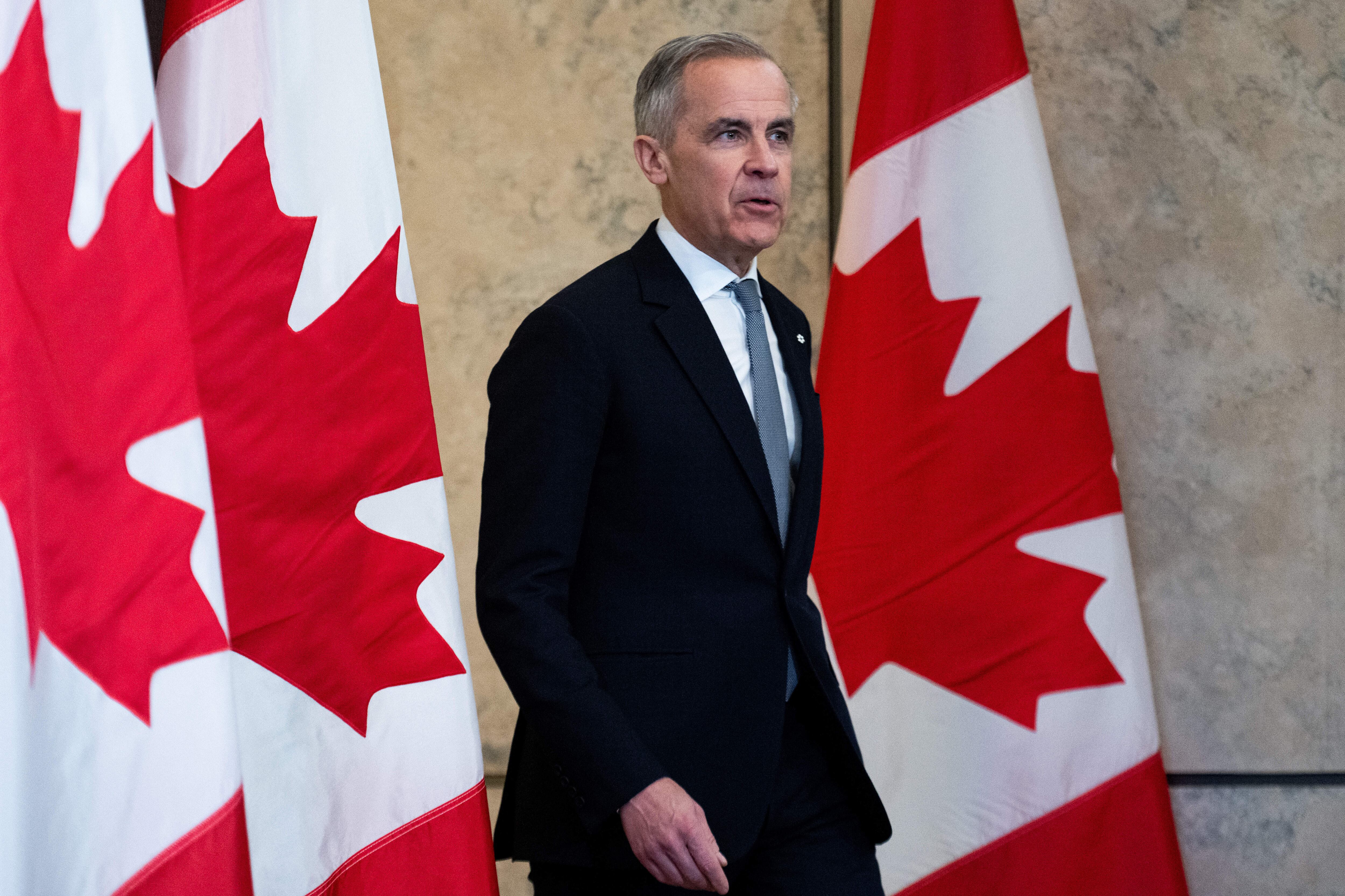 El primer ministro canadiense, Mark Carney.